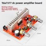 TDA7377 DC12V 40W 자동차 DIY 스테레오 듀얼 채널 앰프 보드 완제품 : 사오-산업