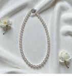 진주랑머큐리점 | 진주랑 하나다마 14K 장식 8.5mm~8.0mm 진주 목걸이 : 진주랑