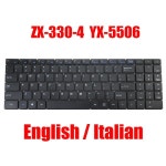 미국 IT SP 노트북 키보드 ZX-330-4 YX-5506 W20200413 영어 이탈리아어 스페인어 블랙 백라이트 없음 새 제품 : 하루코퍼레이션27