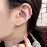 14K 티어드롭귀걸이 : Liang Jianfei