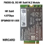 HP 노트북 SPS용 FM350-GL 5G NR Sub6 M.2 모듈 # N00181-005 5G LTE WCDMA 4x4 MIMO GNSS 모듈 : 이룸종합상사36