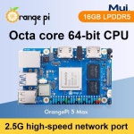오렌지 파이 5 맥스 16GB V1.5 LPDDR5 미니 PC 락칩 RK3588 싱글 보드 컴퓨터 : Daol다올4