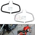 호환  Yamaha Dragstar V-Star XVS 400 650 Classic 98-13 Dragstar DS 400 650 Custom 1997-2013 용 엔진 가드 하 : 투투제니