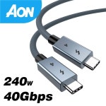 UGOURD USB C 타입 썬더볼트 4  40Gbps  케이블  240W 고속 충전 3  EGPU SSD  아이패드  맥북 에어용 : 플레이스코지