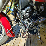호환  Yamaha Dragstar V-Star XVS 400 650 Classic 98-13 Dragstar DS 400 650 Custom 1997-2013 용 엔진 가드 하 : 투투제니