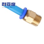 압력탱크 고품질 미터법 수나사 공압 커넥터 에어 호스 퀵 릴리스 PC 4 6 8 MM 파이프 M12X1.75- M10 튜브 : 글로벌마스터몰
