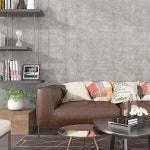 HotDecor 45 500 4cm 17 75 산업용 벽지 콘크리트 197인치 Light Gray 17 7 x 80 : 텐봉지1