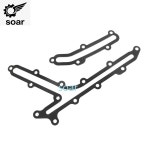 오일 씰 SETX2 신상품 타이밍 커버 가스켓 오일 갤러리 인피니티 닛산-N 350Z VQ35HR OEM 13533JK21A+13533JK21B : 프라임보그
