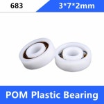 25mm 환봉 50 개/몫 683 3MM POM 플라스틱 베어링 유리 공 나일론 : 식스제로몰