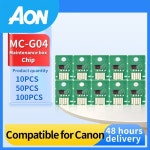 캐논 PIXMA G3170 G3571 G3570용 MC-G04 G04 잉크  보수 박스 일회용 칩 : 구름도사