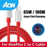 65W 100W   C-  C 초고속 충전 USB-C 케이블   9R 10 Pro 11 12 13 Nord 2T 3 CE 2 Lite N300 Ace 2V 5 : 구름도사
