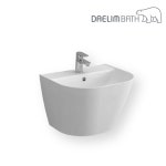 대림바스 PL-1042 평면붙임 일체형 세면기 세면대교체 : 바스홀릭