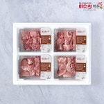 갈비세트 ( 갈비600gx4) 총2.4KG : 미소찬한돈
