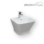 대림바스 PL-1080 평면붙임 일체형 세면기 세면대교체 : 바스홀릭