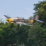 Ju-87 슈투카 폭격기 DIY RC 키트 (자이로 송신기 및 접이식 기어 포함) 청소년 성인을 위한 곡예 모델 조립 - STEM 선물 프로젝트... 