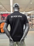 블랙야크 남성 에코 그래픽 집업 반팔티 BLACK / 1BYZTMU007 BK : 롯데 은평 블랙야크