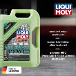 리퀴 몰리 몰리젠 뉴 제너레이션 SAE 0W20 5리터 완전 합성 엔진 오일 SKU 20 1 Liter 1 Pack 0W-20 : 피코스샵