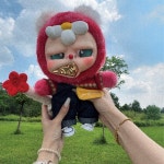 몽테조이  SD3 400% 무드버스 시리즈 비닐 플러시 블라인드 박스 귀여운 마우스 인형 방 소파 장식 미스터리 서프라이즈 장난감 선물... 