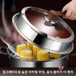 그리들팬 그리들뚜껑 원형 가정 업소 24CM 안성주물팬 고기불판 스테이크 대천 1 28CM은 내경 26 26 8CM의 냄비에 : 알뜰살뜰상회