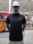 블랙야크 남성 폴라텍 집업 반팔티 BLACK / 1BYZTMU015 BK : 롯데 은평 블랙야크