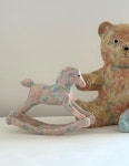 Park rose Ceramic Rocking Horse Ornament (21cm)/  영국 파크로즈 브드링턴드 파스텔 락킹홀스 오너먼트 : Archive OH