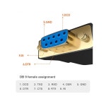 크리에이션 USB-RS232 어댑터 PL2303 칩, USB-DB9 직렬 여성 변환기, Windows 10, 8.1, 8, 7, Vista, XP, Linux 및 Mac OS : 디티존에이