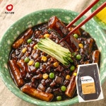 푸드공방 짜장떡볶이 소스 2kg 맛있는 단짠 떡볶이 재료 만능 수제 짜장 대용량소스 : 안주상회