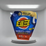엘지생활건강 테크 천연베이킹소다 + 구연산 액체세제 드럼용 리필 2L 6개 : 모두셀렉
