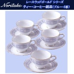 NORITAKE 노리타케 티세트 레이스우드블루 5인용 H9587A : 바이 재팬