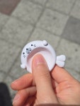 아기 물범  워리스톤 걱정 돌 불안 핸드메이드 키링 귀여운 동물 : 해아재