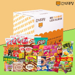 간식대장 다모아 종합과자세트 35종 어린이 탕비실 사무실 단체 간식꾸러미 z0004 : 간식대장몰