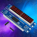 IO MAX7219 LED 매트릭스 8자리 프로젝트용 ARDUINO DIY 빨간색 모듈 5PCS : School Mart