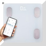 홈플래닛 블루투스 스마트 체중계, iF1180C, 화이트 : THE건강한하루