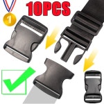 1 10PCS 조정 가능한 벨트 버클 10/15/20/25/32/38/50mm 배낭 스트랩 수하물 웨빙에 대 플라스틱 액세서리 : 반월홀딩스9