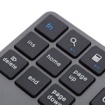 LIC EY 무선 번호 패드 35 블루투스 숫자 키보드 PC용 4G 수신기 스마트폰용 Gray : 미스터포테이토3