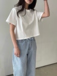 26ss 에이미그레이스 소로나 크롭 티셔츠 : 아녜스의 옷장