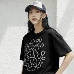 Graphjun 오버핏 그래픽 티셔츠 베스트 6종 : 그라프준
