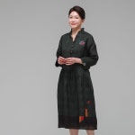 더하랑 단아드리 엄마 여름 인견 원피스 카키, 77 : 하랑한복
