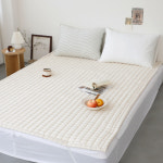 쉬즈 베이지 선염면 누빔 카페트 3size : CASA VERDE