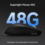 MCHOESE L7 울트라+ 무선 게이밍 마우스, 경량 48g, 인체공학적 마우스 42K DPI, PAW3950, 광학 스위치, 20 : 오션원