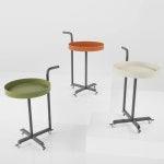참신한 디자인의 이동식 유틸리티 가죽 바퀴가 잠금식 트롤리 롤링 카트 라스미니룩 안장 Green : 리호프