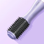 벨헤어살롱(BelleHairSalon) | 모든 헤어 타입을 위한 벨자 2 in 1 열 블로우아웃 브러시 360 이온 배럴이 있는 드라이어 볼륨라이저 열풍 링 도구 프리즈 프리 살롱 결과...