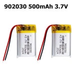 2 개  3.7V 302030 402030 502030 602030 702030 802030 902030 102030 LED 조명 블루투스 스피커 스마트 시계 장난감용 배터리... 
