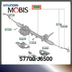 K9 기어 링키지 MDPS 57700-J6500, 57700J6500 [순정품] : 케이파츠