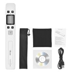 북스캐너 Wifi 무선 미니 휴대용 A4 문서 스캐너 이미지 JPG PDF 형식 리더 TF 카드 16G 32G 1050 dpi USB 유선 ISCAN : 메카닉파트너스