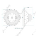 A87 LII AUDIO 18인치 동축 스피커 2025 신형 H1802 투웨이 1개 : SS-상사