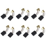 LLCS-12 Pcs 전기 모터 전동 공구 부품 카본 브러쉬 6.5Mm X 13.5Mm X 18 Mm : 루미에르블랜드