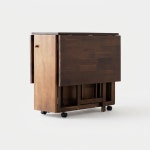 소로홈 4인 원목접이식테이블세트 BDC45 아카시아 1200x800mm, 브라운 8265.9908 : 마켓비 공식스토어