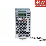 MEAN WELL 240W 단일 출력 산업용 DIN 레일(PFC 기능 포함) SDR-240-24 |   24V SDR-240-48 |   48V : 레드상사9