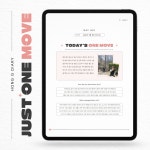 굿노트 저스트 원 프로젝트 무브(MOVE), 1개 : 홍지다이어리